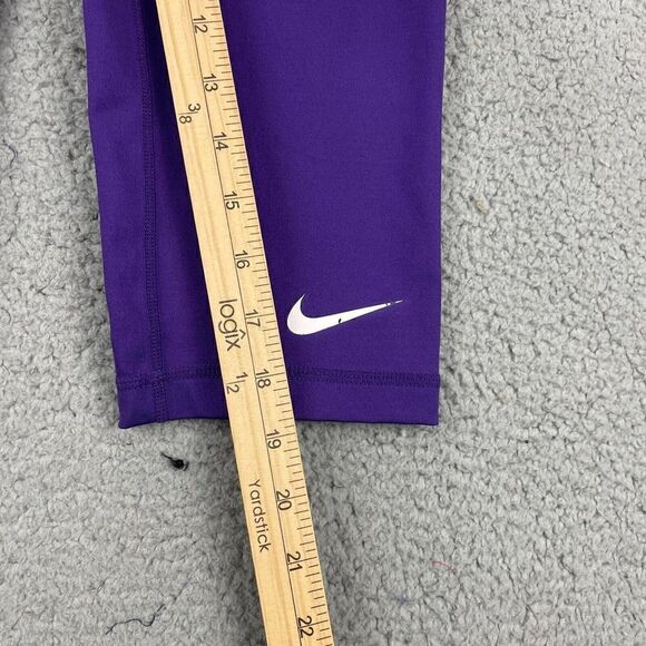 NIKE Dri Fit Pro Base Layer Womans Capri Athletic Medium Purple - Picture 6 of 10